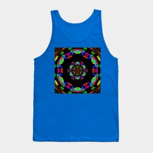 Neon Rainbow - Orbital Eyeball Tank Top